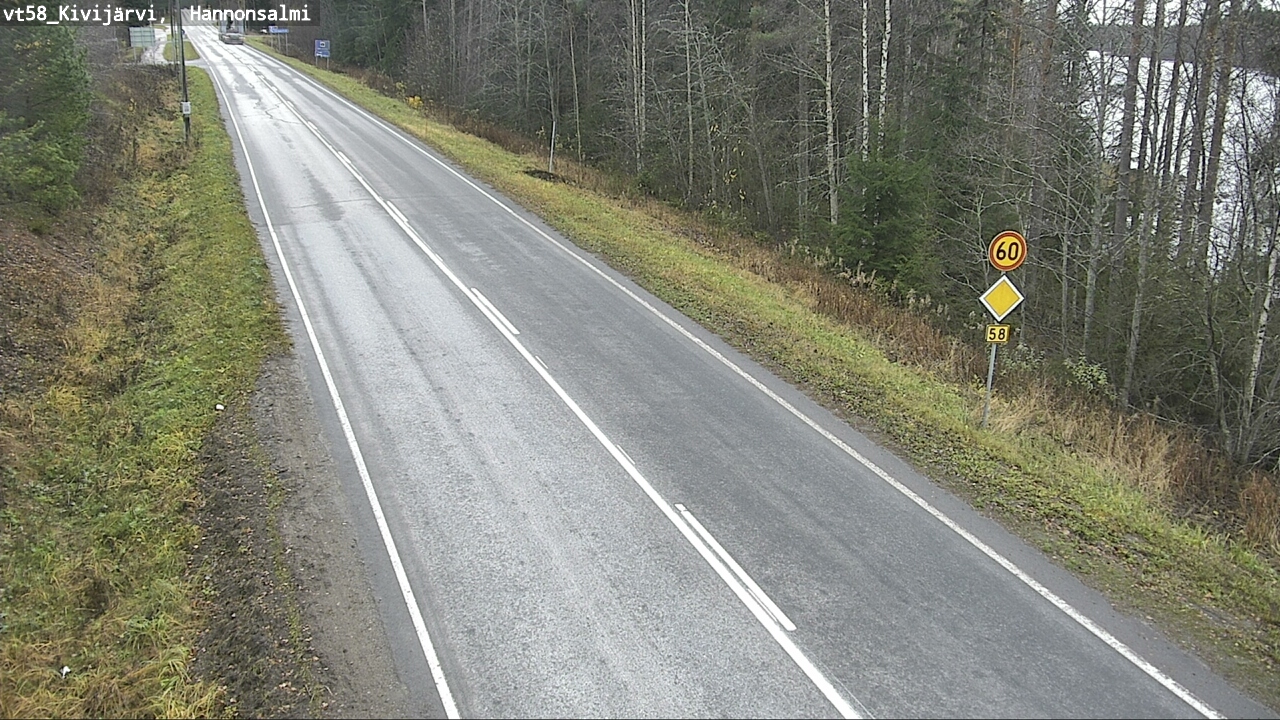 Kelikamerat Kuva Tie 58 Kivijärvi, Hannonsalmi, Kivijärvi, Keski-Suomi
