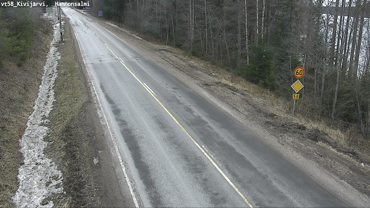 Kelikamerat Kuva Tie 58 Kivijärvi, Hannonsalmi, Kivijärvi, Keski-Suomi