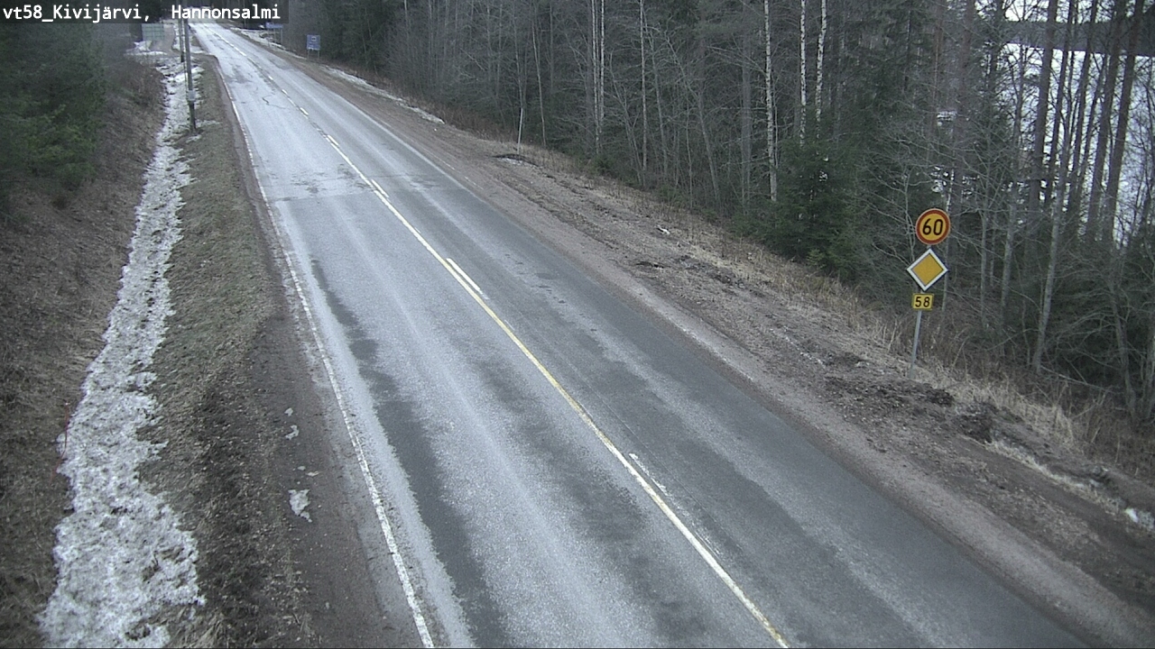 Kelikamerat Kuva Tie 58 Kivijärvi, Hannonsalmi, Kivijärvi, Keski-Suomi