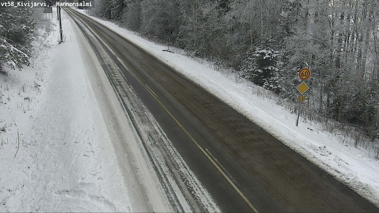 Kelikamerat Kuva Tie 58 Kivijärvi, Hannonsalmi, Kivijärvi, Keski-Suomi