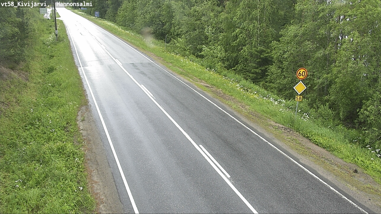 Kelikamerat Kuva Tie 58 Kivijärvi, Hannonsalmi, Kivijärvi, Keski-Suomi