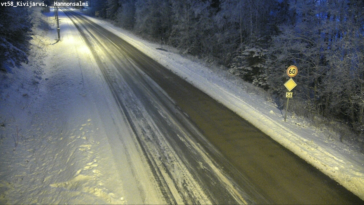 Kelikamerat Kuva Tie 58 Kivijärvi, Hannonsalmi, Kivijärvi, Keski-Suomi