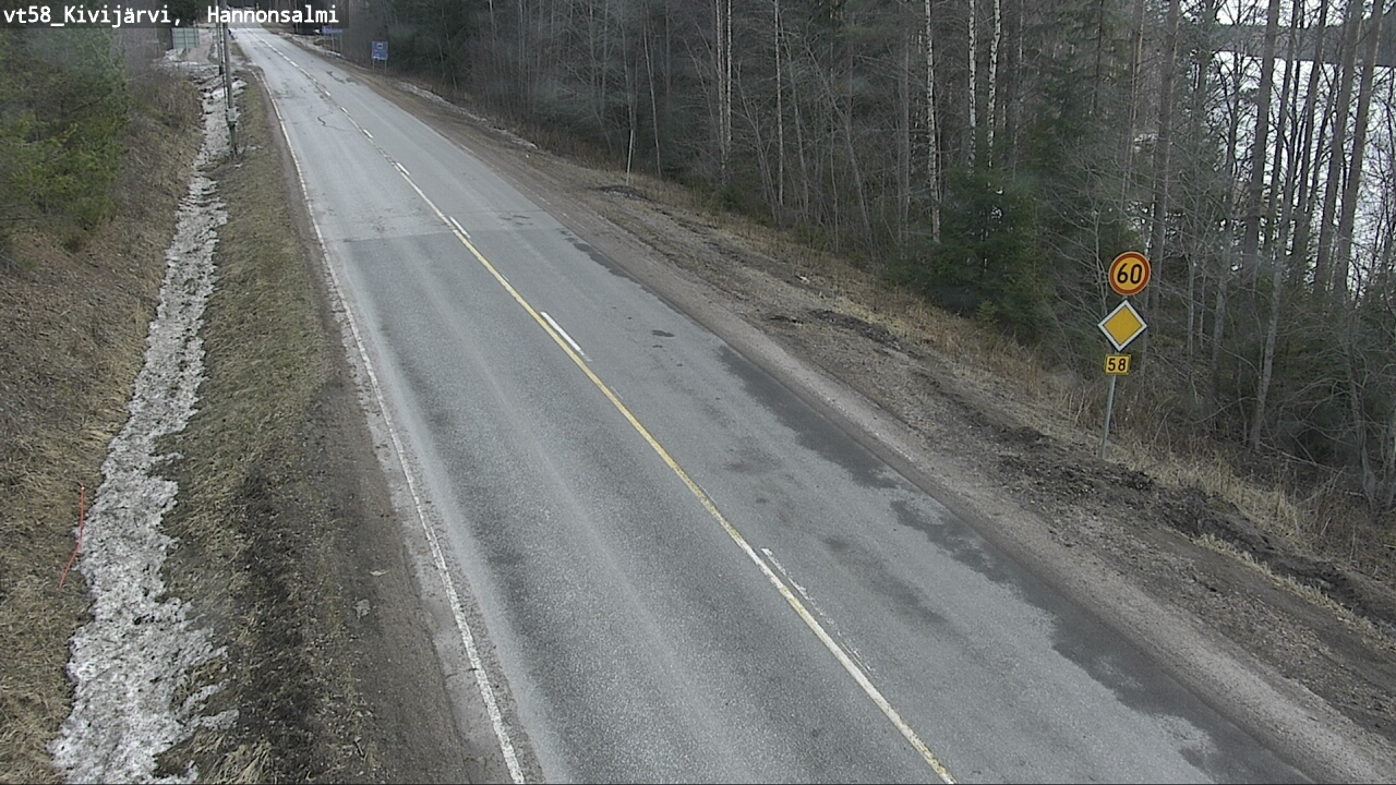 Kelikamerat Kuva Tie 58 Kivijärvi, Hannonsalmi, Kivijärvi, Keski-Suomi