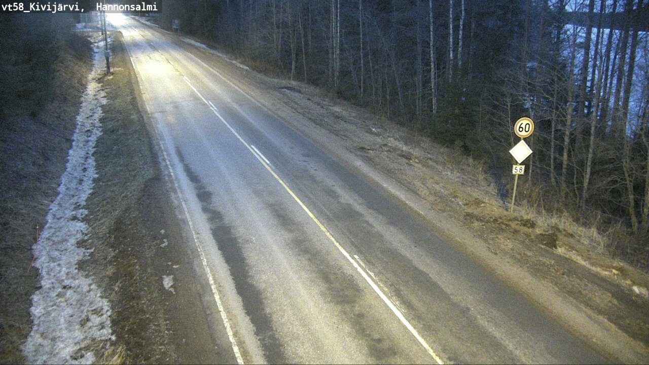 Kelikamerat Kuva Tie 58 Kivijärvi, Hannonsalmi, Kivijärvi, Keski-Suomi