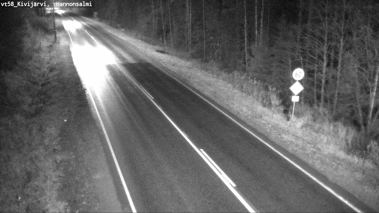 Kelikamerat Kuva Tie 58 Kivijärvi, Hannonsalmi, Kivijärvi, Keski-Suomi