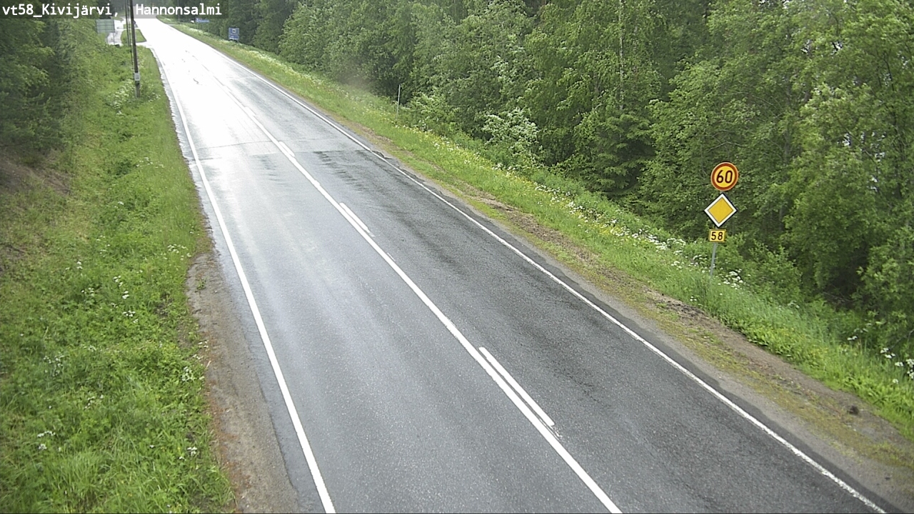 Kelikamerat Kuva Tie 58 Kivijärvi, Hannonsalmi, Kivijärvi, Keski-Suomi