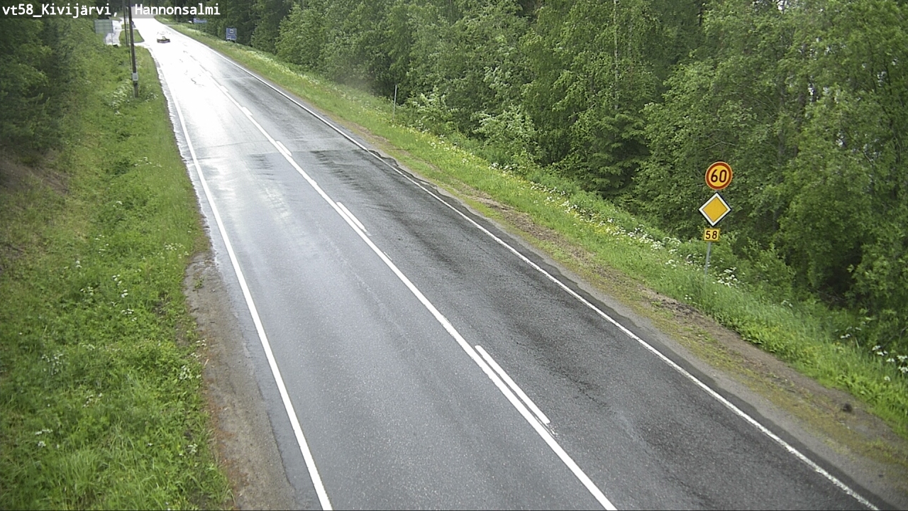 Kelikamerat Kuva Tie 58 Kivijärvi, Hannonsalmi, Kivijärvi, Keski-Suomi