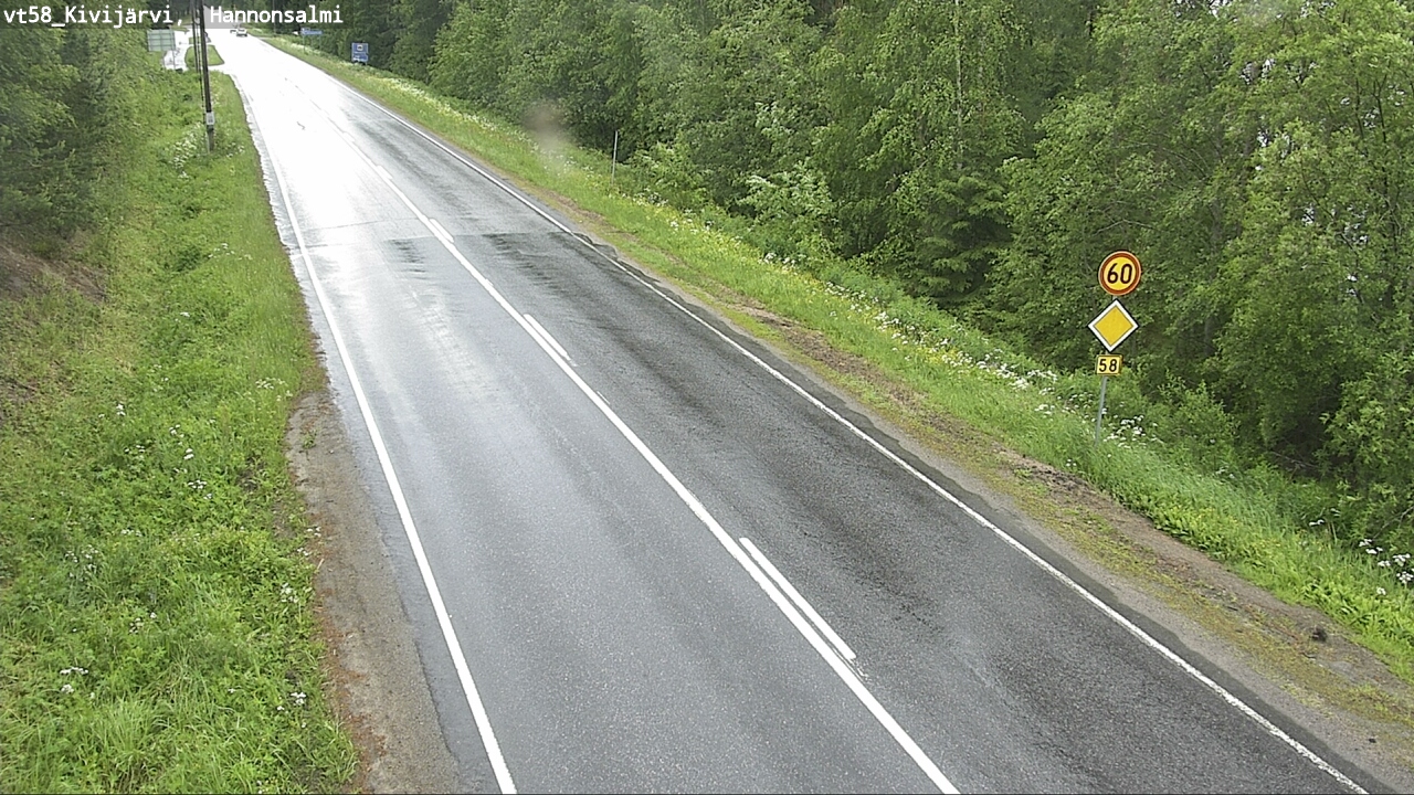Kelikamerat Kuva Tie 58 Kivijärvi, Hannonsalmi, Kivijärvi, Keski-Suomi