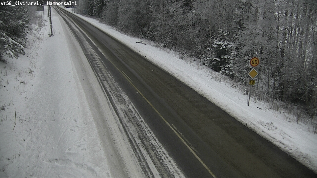 Kelikamerat Kuva Tie 58 Kivijärvi, Hannonsalmi, Kivijärvi, Keski-Suomi