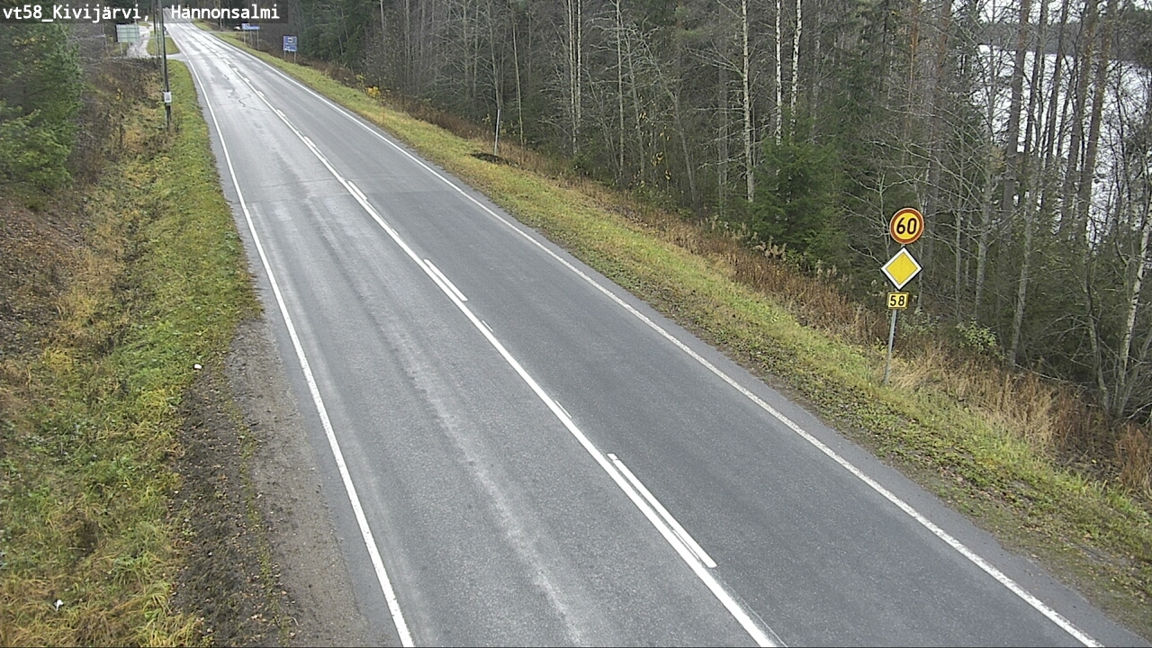 Kelikamerat Kuva Tie 58 Kivijärvi, Hannonsalmi, Kivijärvi, Keski-Suomi