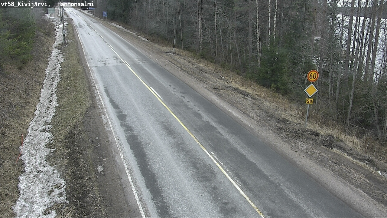 Kelikamerat Kuva Tie 58 Kivijärvi, Hannonsalmi, Kivijärvi, Keski-Suomi