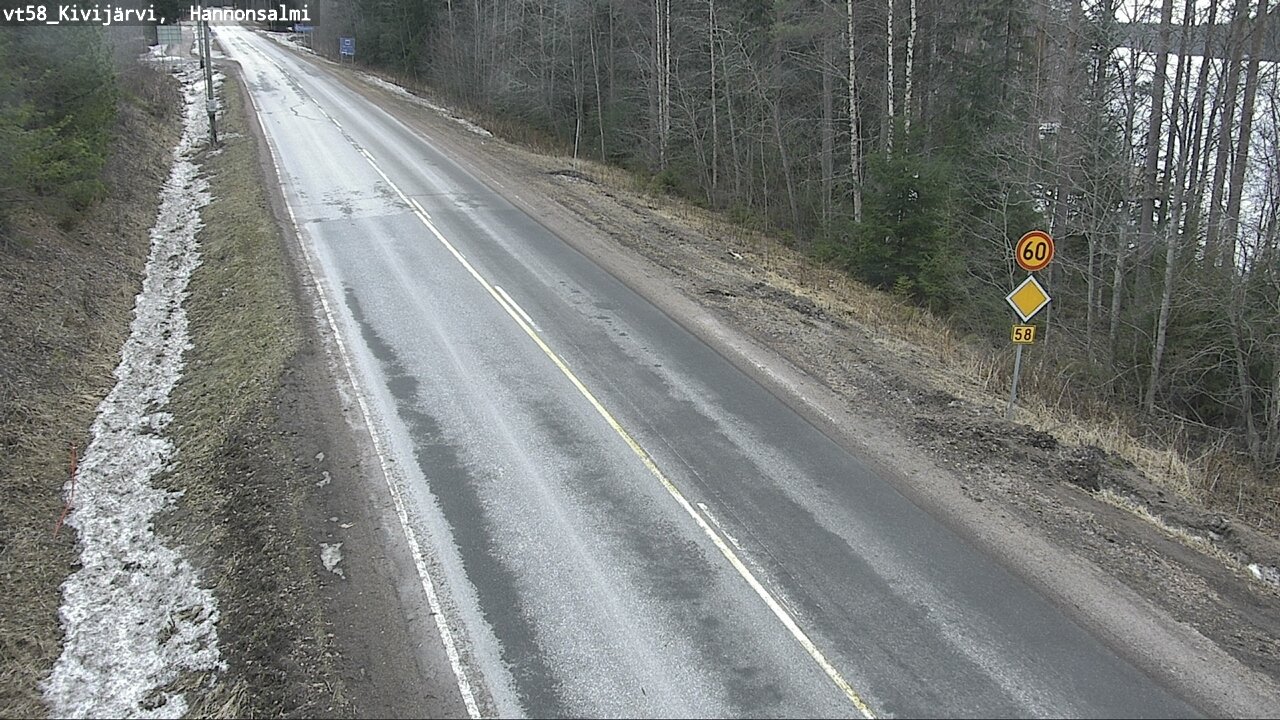 Kelikamerat Kuva Tie 58 Kivijärvi, Hannonsalmi, Kivijärvi, Keski-Suomi