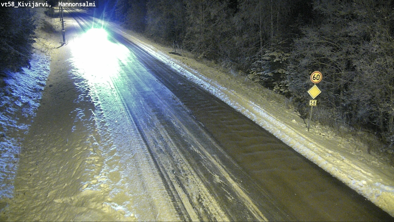 Kelikamerat Kuva Tie 58 Kivijärvi, Hannonsalmi, Kivijärvi, Keski-Suomi