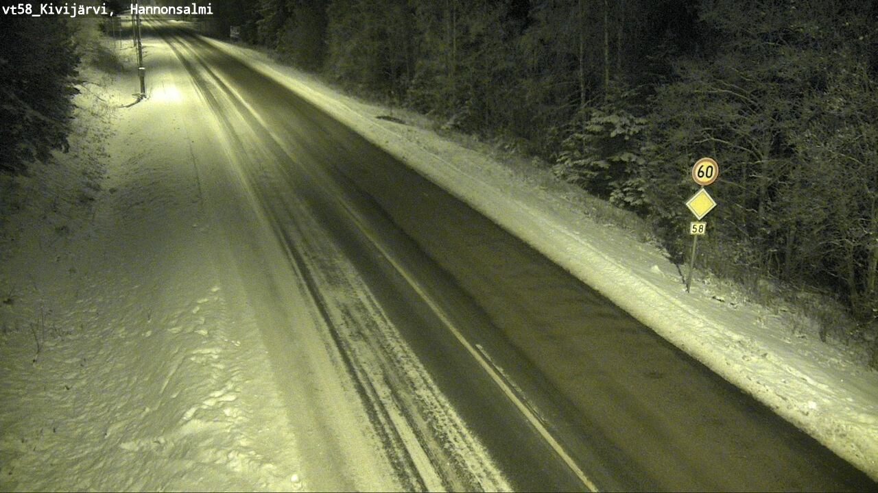 Kelikamerat Kuva Tie 58 Kivijärvi, Hannonsalmi, Kivijärvi, Keski-Suomi