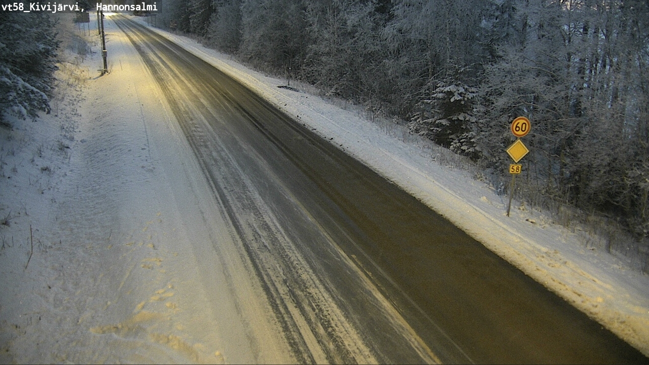 Kelikamerat Kuva Tie 58 Kivijärvi, Hannonsalmi, Kivijärvi, Keski-Suomi