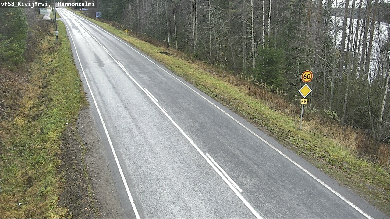 Kelikamerat Kuva Tie 58 Kivijärvi, Hannonsalmi, Kivijärvi, Keski-Suomi