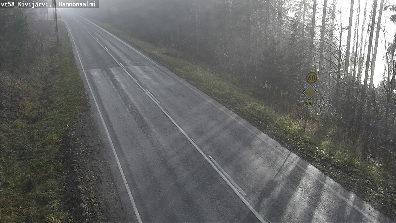 Kelikamerat Kuva Tie 58 Kivijärvi, Hannonsalmi, Kivijärvi, Keski-Suomi