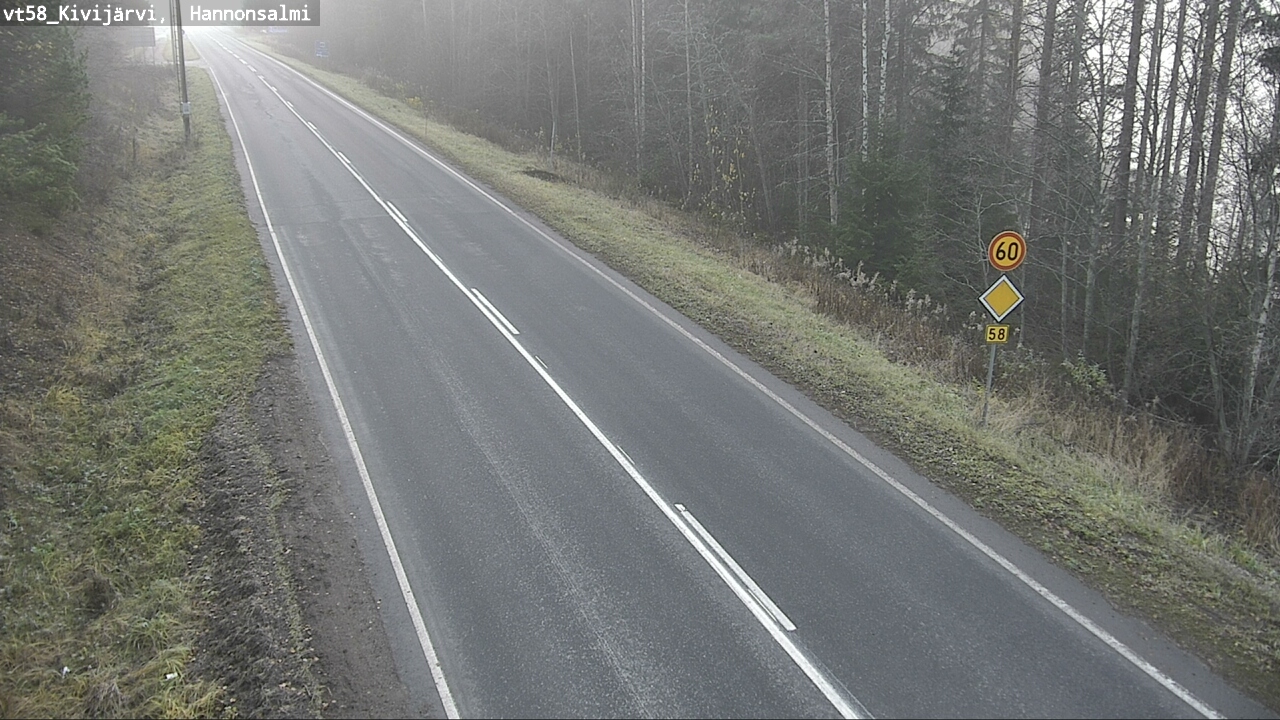 Kelikamerat Kuva Tie 58 Kivijärvi, Hannonsalmi, Kivijärvi, Keski-Suomi