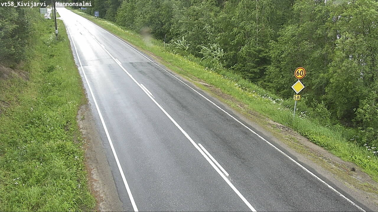 Kelikamerat Kuva Tie 58 Kivijärvi, Hannonsalmi, Kivijärvi, Keski-Suomi