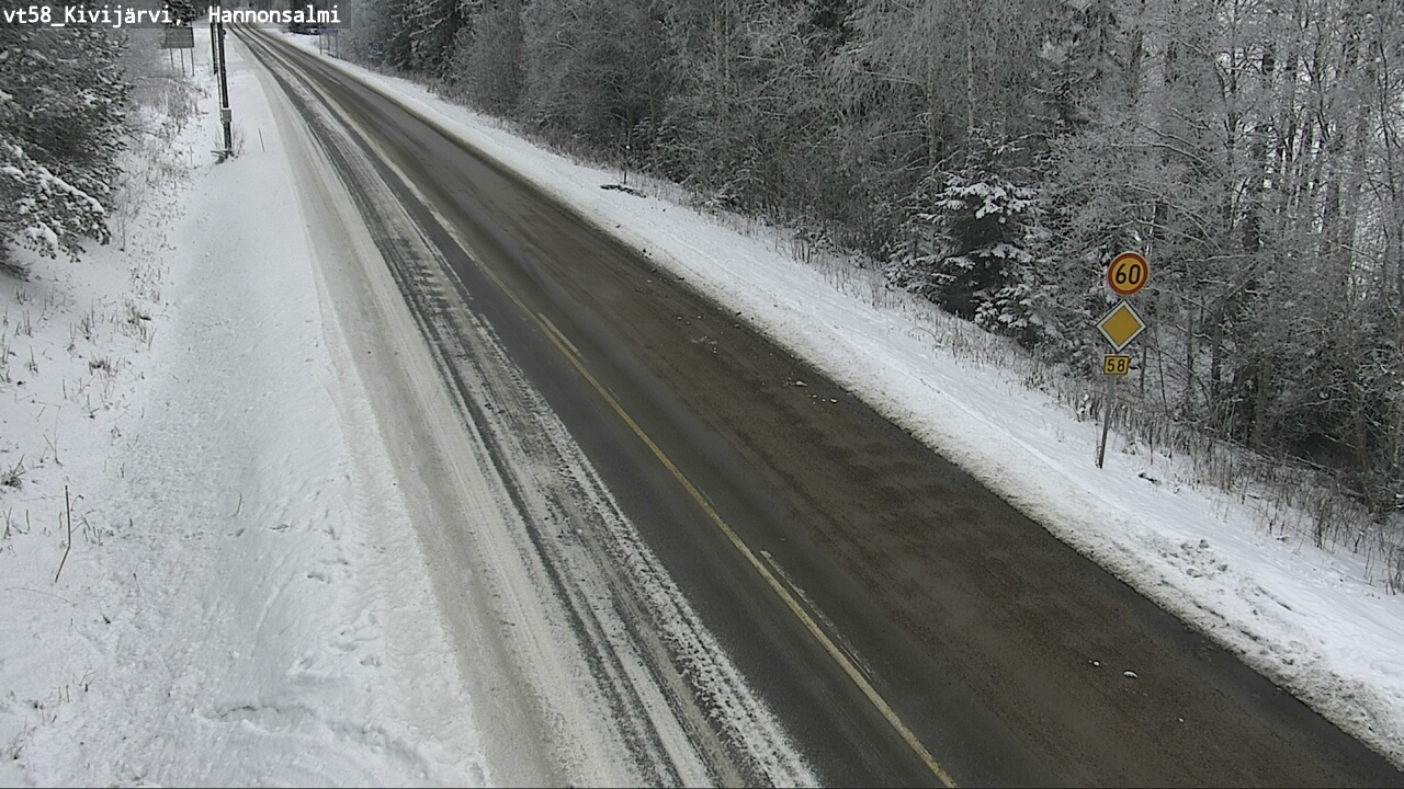 Kelikamerat Kuva Tie 58 Kivijärvi, Hannonsalmi, Kivijärvi, Keski-Suomi
