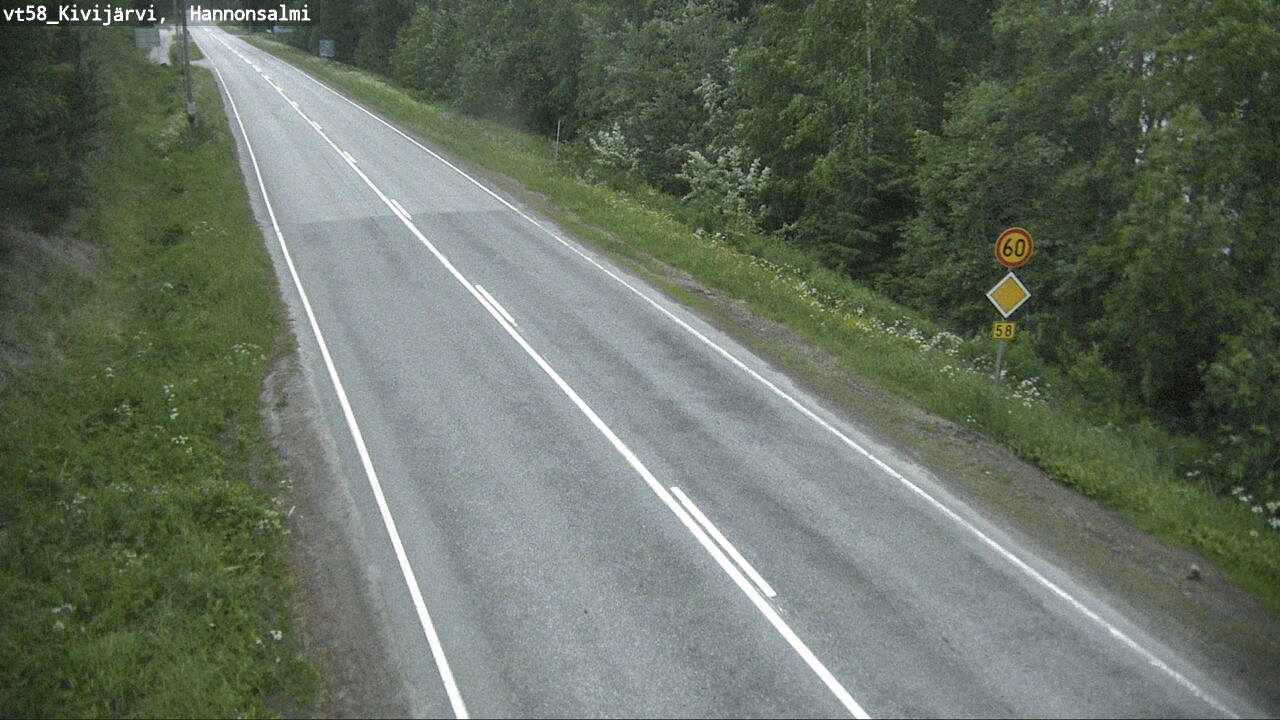 Kelikamerat Kuva Tie 58 Kivijärvi, Hannonsalmi, Kivijärvi, Keski-Suomi