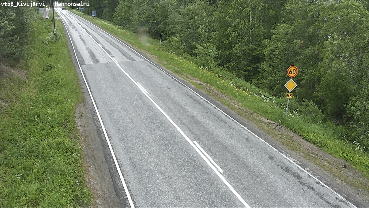Kelikamerat Kuva Tie 58 Kivijärvi, Hannonsalmi, Kivijärvi, Keski-Suomi