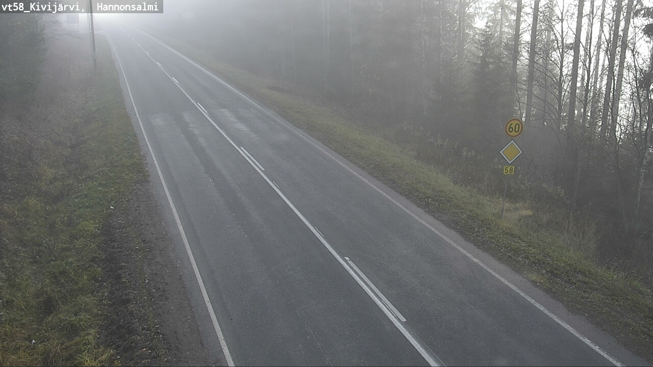 Kelikamerat Kuva Tie 58 Kivijärvi, Hannonsalmi, Kivijärvi, Keski-Suomi