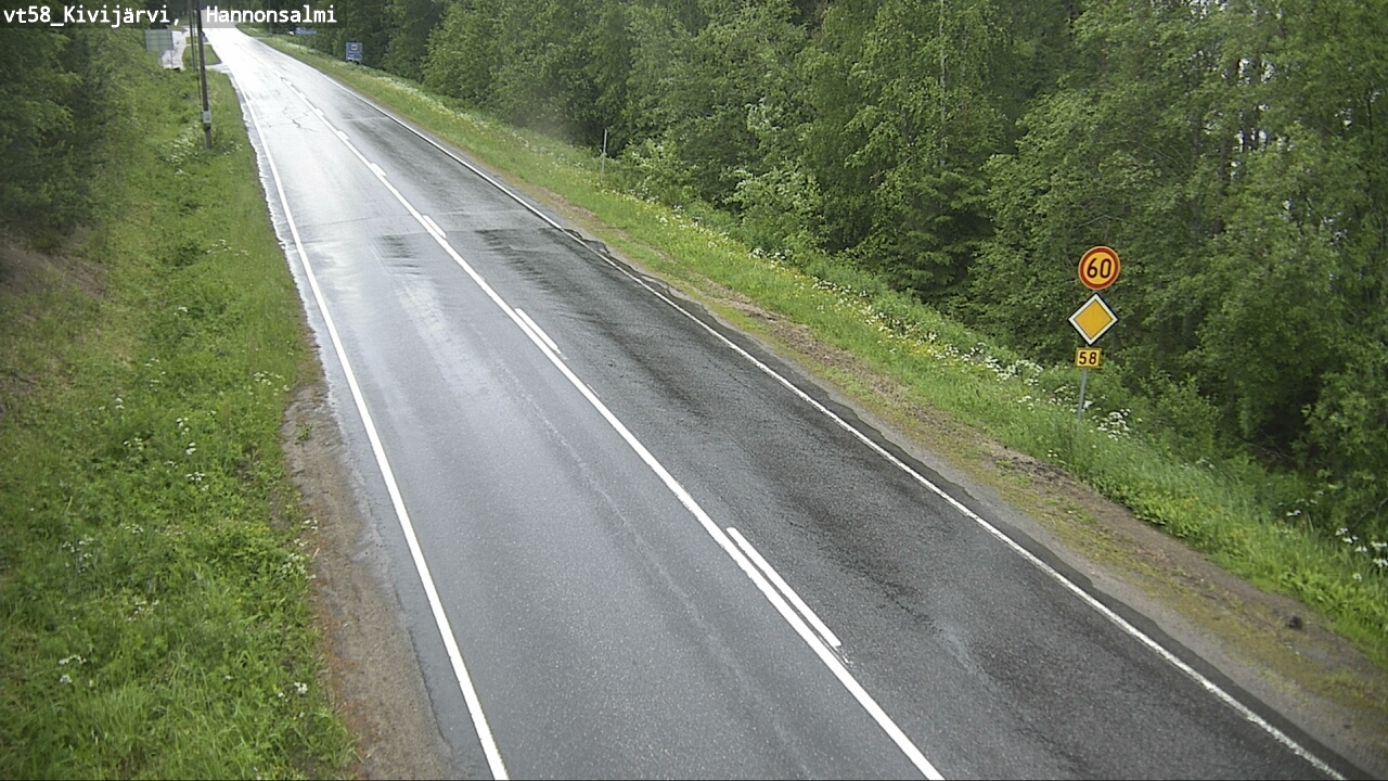 Kelikamerat Kuva Tie 58 Kivijärvi, Hannonsalmi, Kivijärvi, Keski-Suomi
