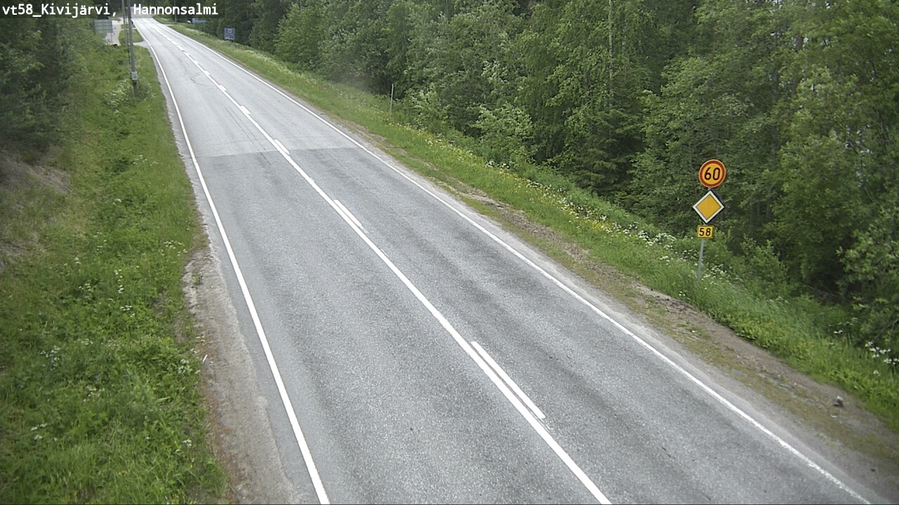 Kelikamerat Kuva Tie 58 Kivijärvi, Hannonsalmi, Kivijärvi, Keski-Suomi