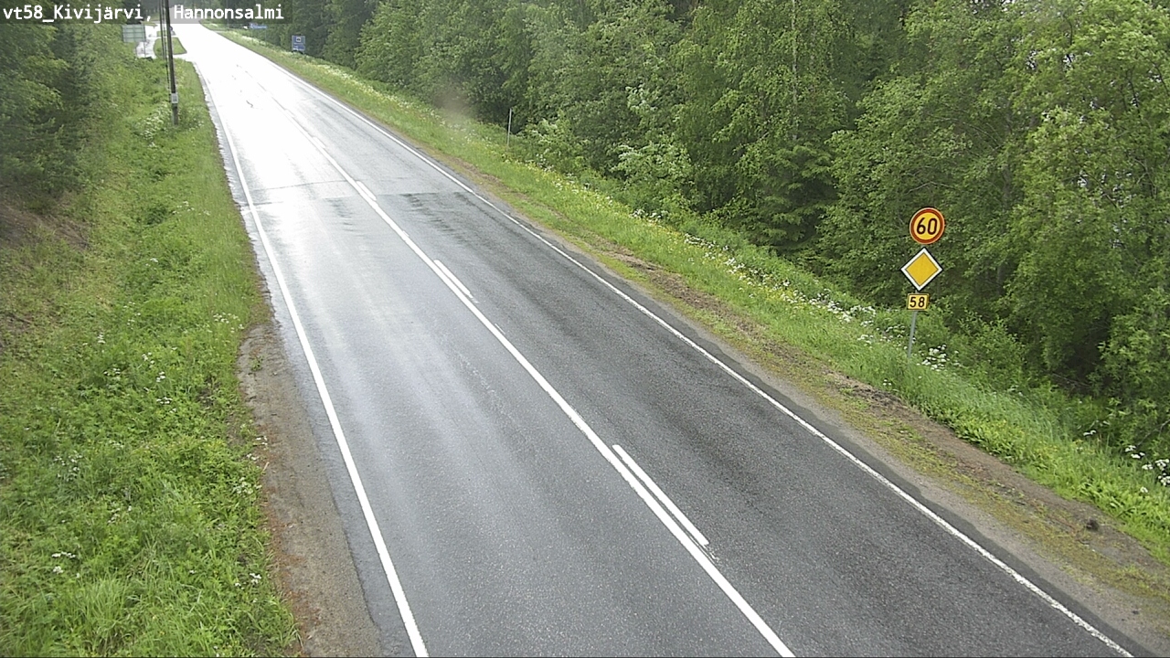 Kelikamerat Kuva Tie 58 Kivijärvi, Hannonsalmi, Kivijärvi, Keski-Suomi