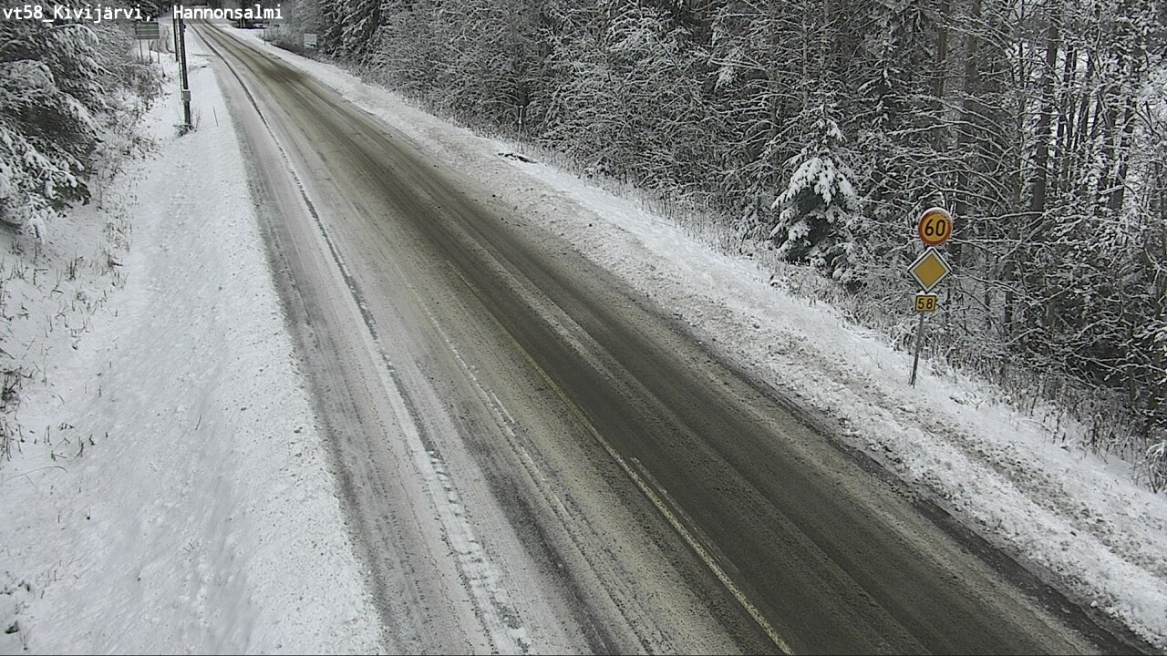 Kelikamerat Kuva Tie 58 Kivijärvi, Hannonsalmi, Kivijärvi, Keski-Suomi