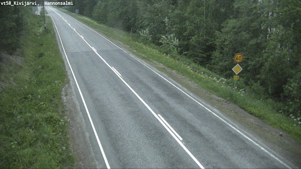 Kelikamerat Kuva Tie 58 Kivijärvi, Hannonsalmi, Kivijärvi, Keski-Suomi