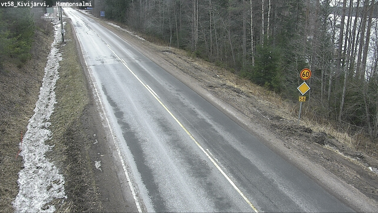 Kelikamerat Kuva Tie 58 Kivijärvi, Hannonsalmi, Kivijärvi, Keski-Suomi