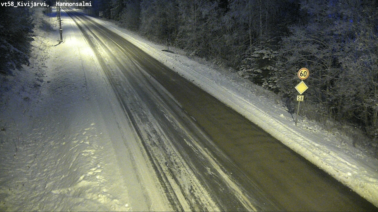 Kelikamerat Kuva Tie 58 Kivijärvi, Hannonsalmi, Kivijärvi, Keski-Suomi