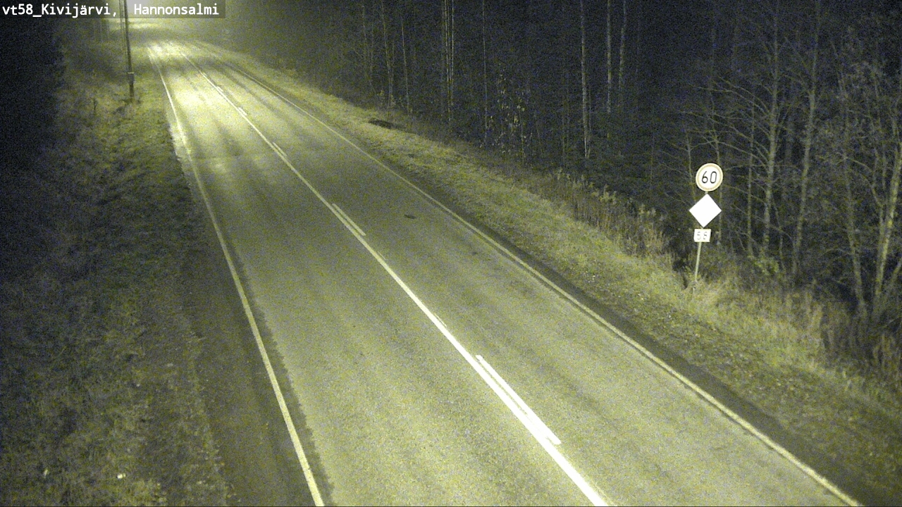 Kelikamerat Kuva Tie 58 Kivijärvi, Hannonsalmi, Kivijärvi, Keski-Suomi