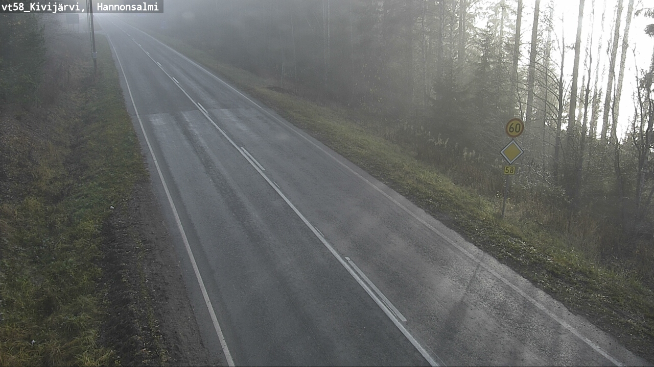 Kelikamerat Kuva Tie 58 Kivijärvi, Hannonsalmi, Kivijärvi, Keski-Suomi