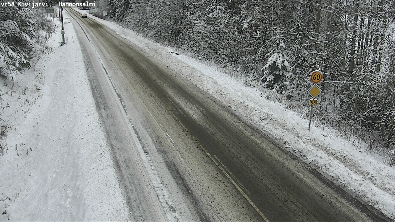 Kelikamerat Kuva Tie 58 Kivijärvi, Hannonsalmi, Kivijärvi, Keski-Suomi