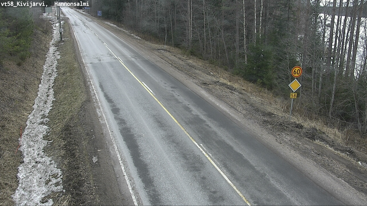 Kelikamerat Kuva Tie 58 Kivijärvi, Hannonsalmi, Kivijärvi, Keski-Suomi