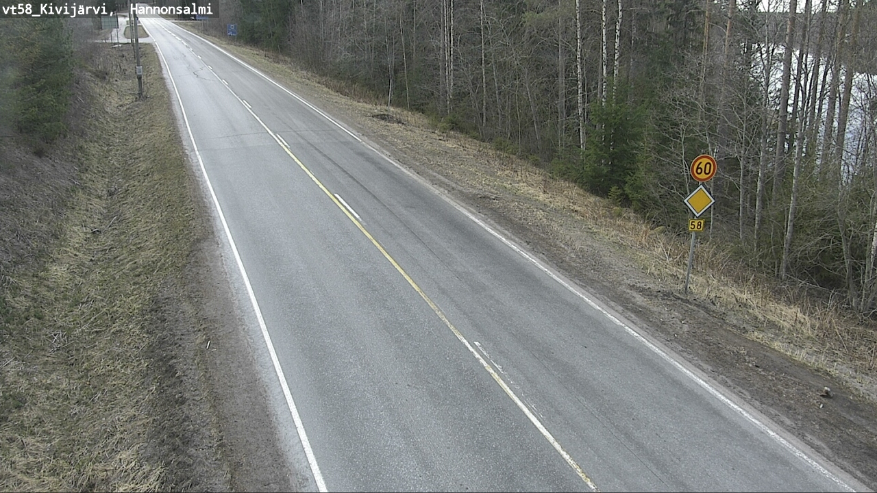 Kelikamerat Kuva Tie 58 Kivijärvi, Hannonsalmi, Kivijärvi, Keski-Suomi