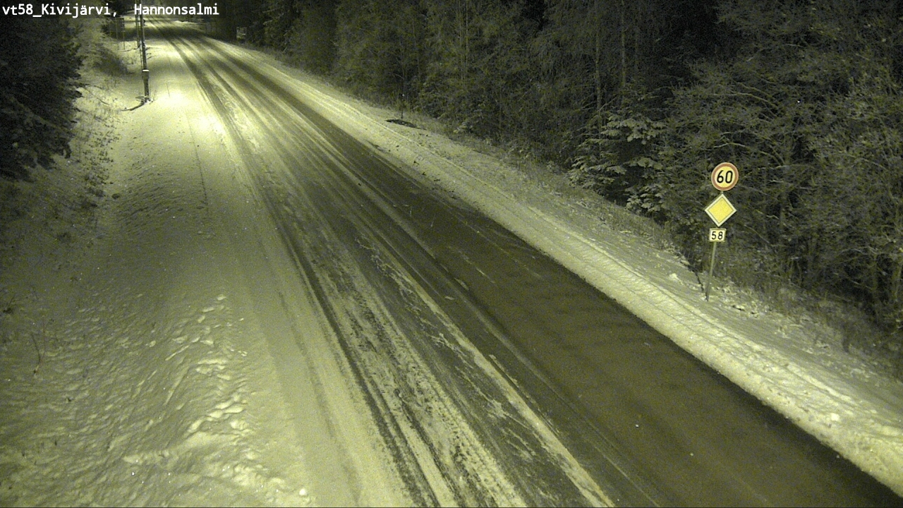 Kelikamerat Kuva Tie 58 Kivijärvi, Hannonsalmi, Kivijärvi, Keski-Suomi