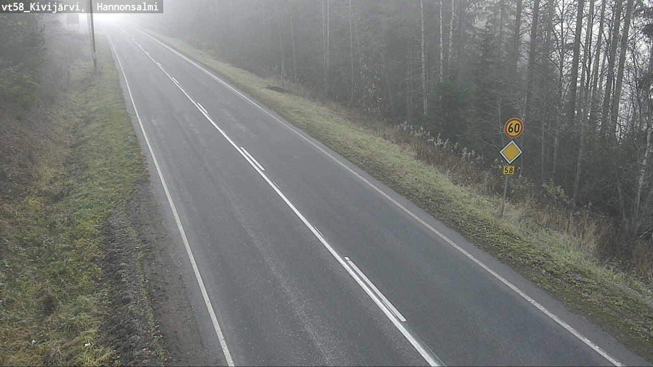Kelikamerat Kuva Tie 58 Kivijärvi, Hannonsalmi, Kivijärvi, Keski-Suomi
