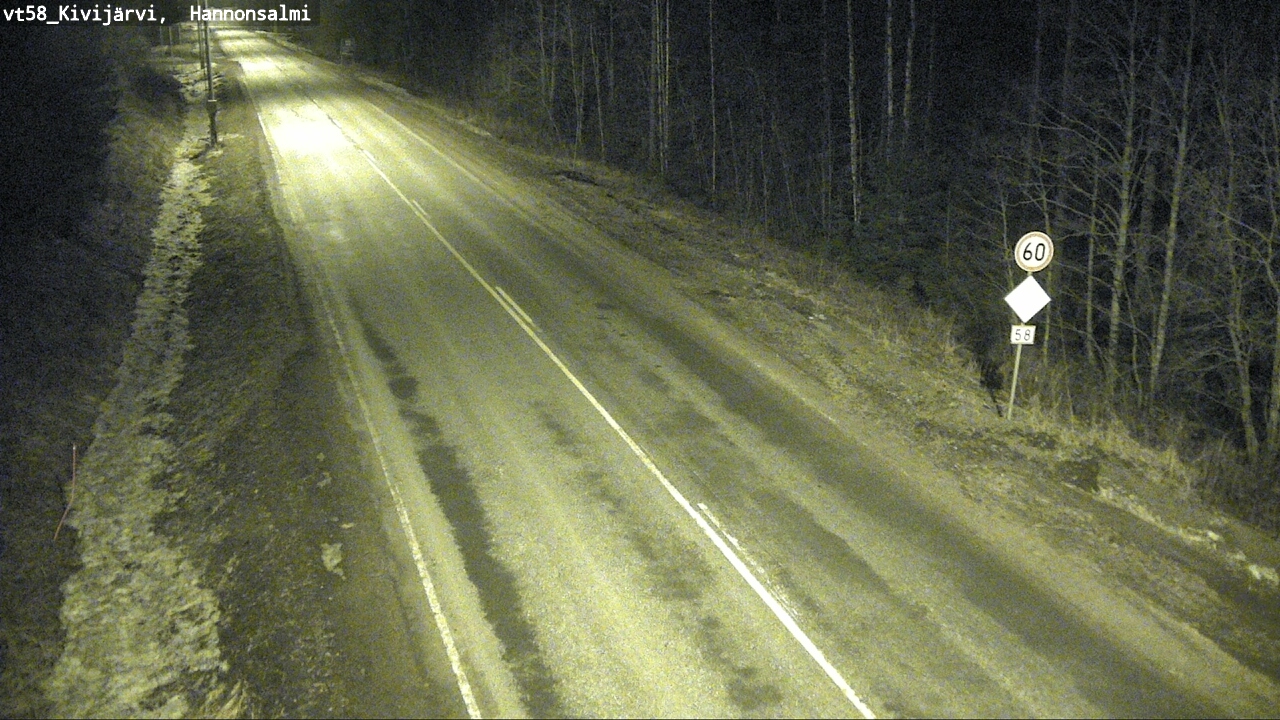 Kelikamerat Kuva Tie 58 Kivijärvi, Hannonsalmi, Kivijärvi, Keski-Suomi