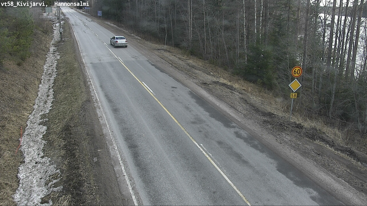 Kelikamerat Kuva Tie 58 Kivijärvi, Hannonsalmi, Kivijärvi, Keski-Suomi