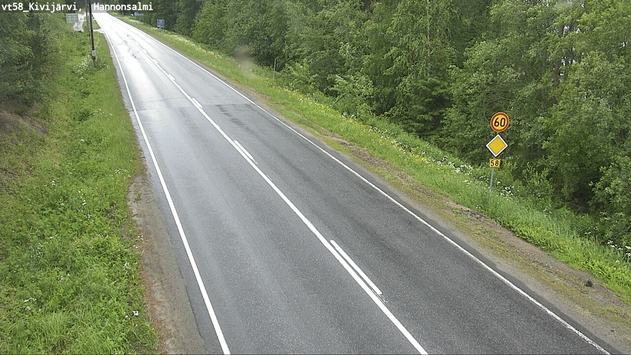 Kelikamerat Kuva Tie 58 Kivijärvi, Hannonsalmi, Kivijärvi, Keski-Suomi