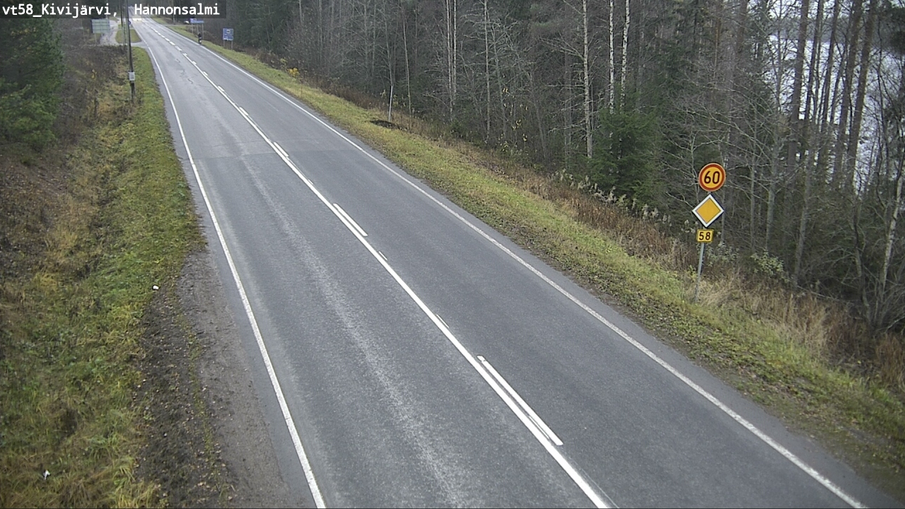 Kelikamerat Kuva Tie 58 Kivijärvi, Hannonsalmi, Kivijärvi, Keski-Suomi