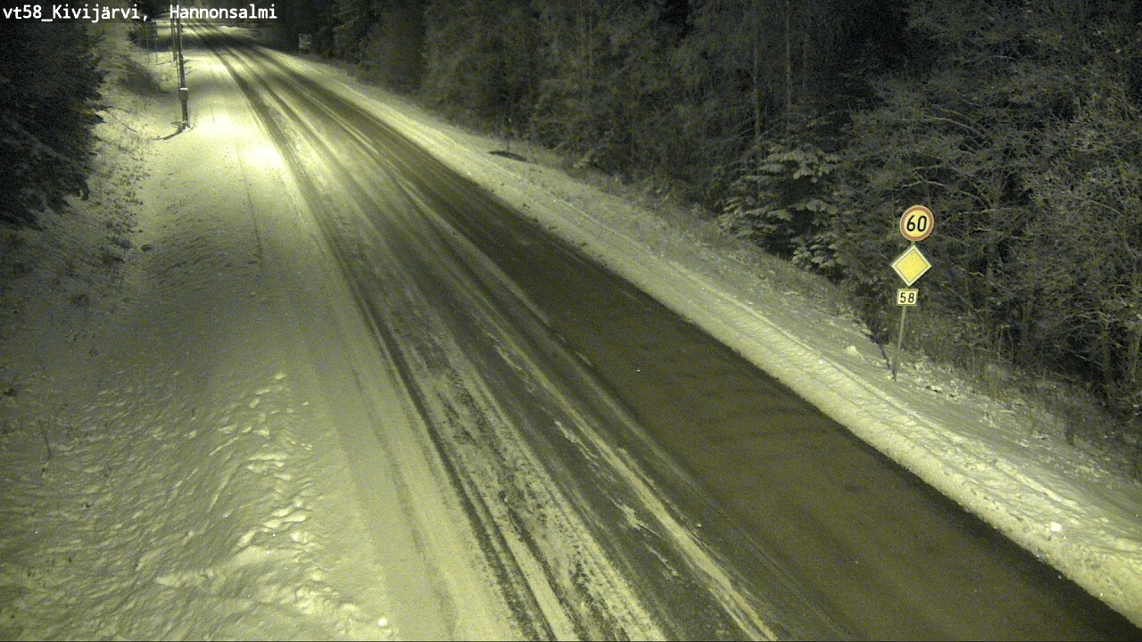 Kelikamerat Kuva Tie 58 Kivijärvi, Hannonsalmi, Kivijärvi, Keski-Suomi