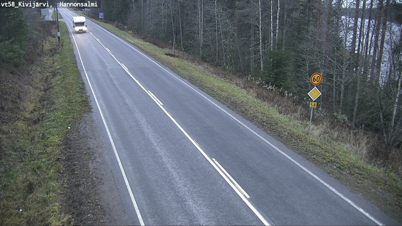 Kelikamerat Kuva Tie 58 Kivijärvi, Hannonsalmi, Kivijärvi, Keski-Suomi