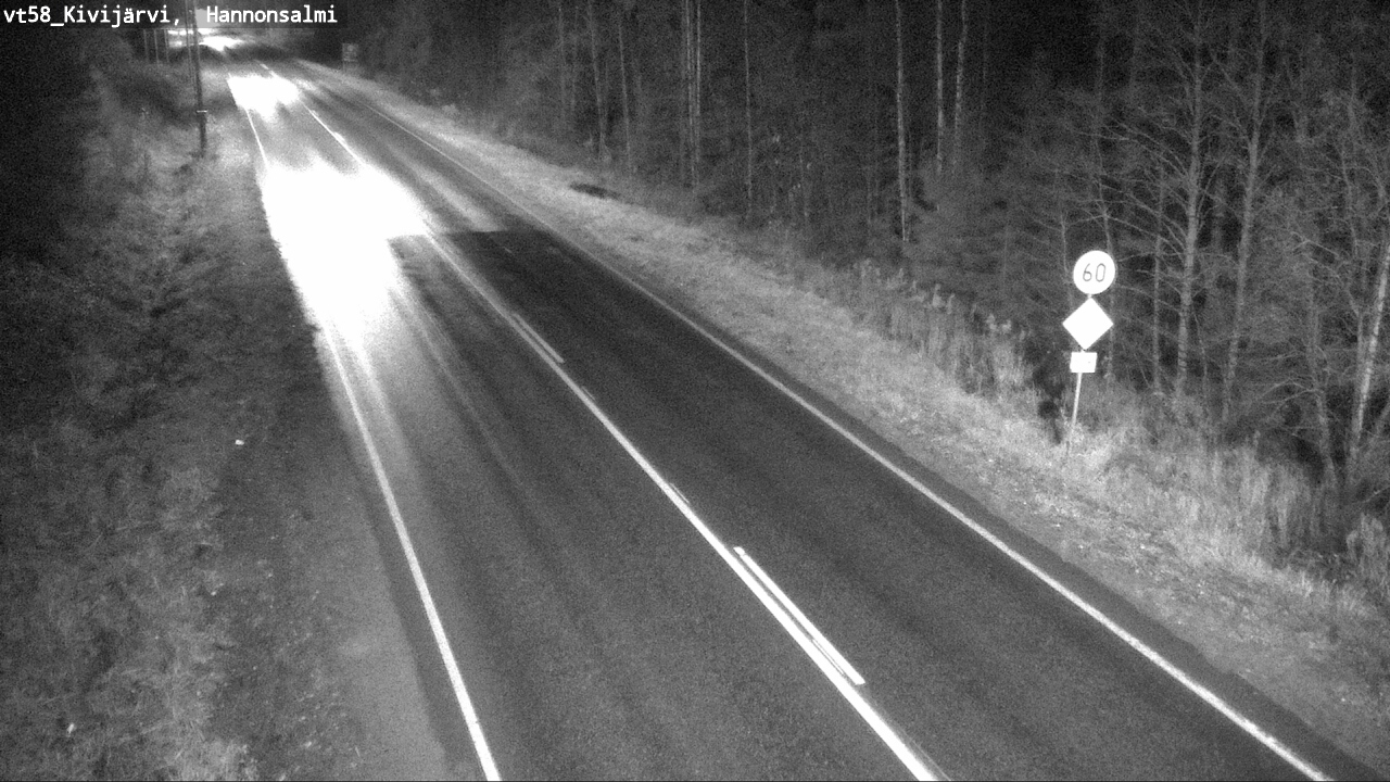 Kelikamerat Kuva Tie 58 Kivijärvi, Hannonsalmi, Kivijärvi, Keski-Suomi