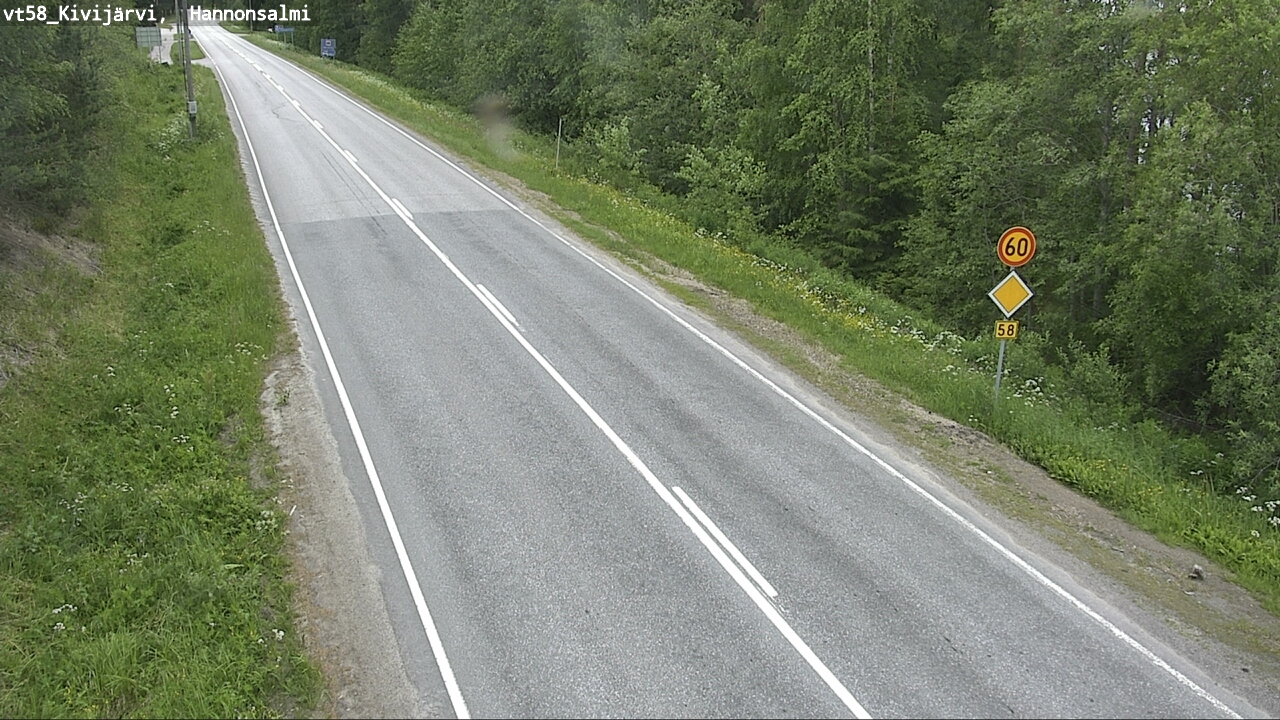 Kelikamerat Kuva Tie 58 Kivijärvi, Hannonsalmi, Kivijärvi, Keski-Suomi