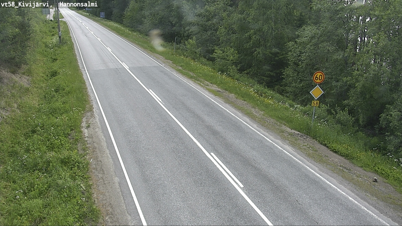 Kelikamerat Kuva Tie 58 Kivijärvi, Hannonsalmi, Kivijärvi, Keski-Suomi